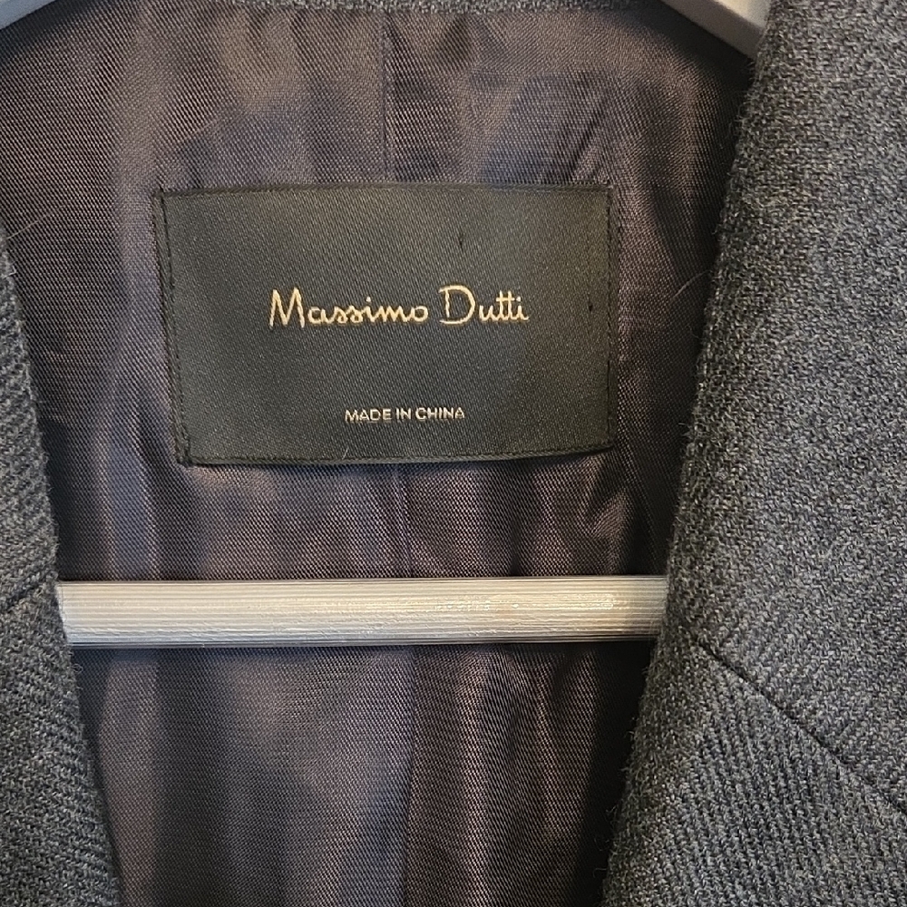 Massimo Dutti Charcoal Blazer - Picture 2 of 15